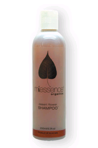 Bottle of Desert Flower Shampoo