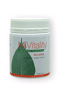 Jar of In-Liven Probiotic Super Food